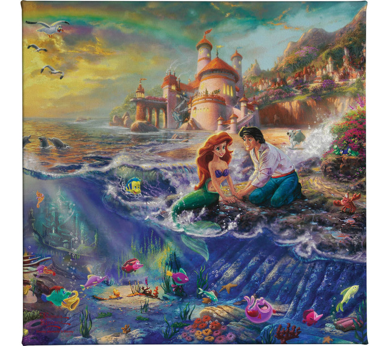 Thomas Kinkade The Little Mermaid - 14" x 14" Gallery Wrap — Main view