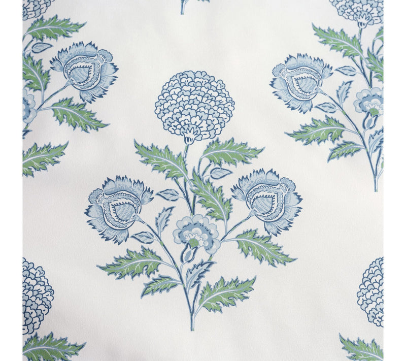 Martha Everyday Boho Floral Reversible Blue Full Bedding Set — View 6