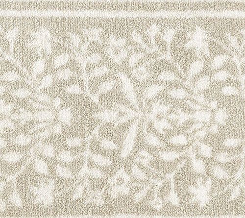 Martha Everyday Floral Vines Light Beige 30X20Bath Rug — View 6