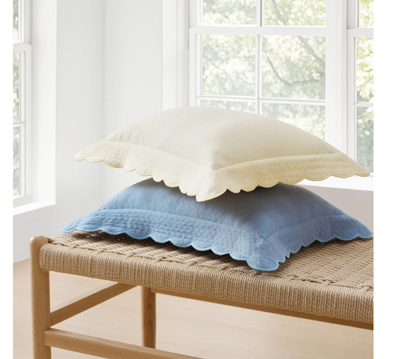 Martha Stewart Signature Scallop Yellow 12" X 16" Dec Pillow — View 5
