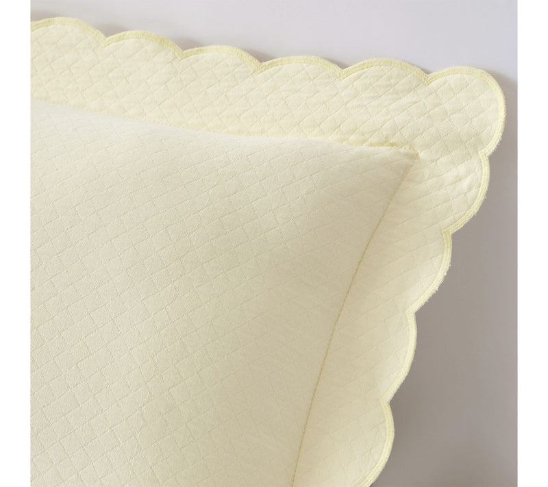 Martha Stewart Signature Scallop Yellow 12" X 16" Dec Pillow — View 4