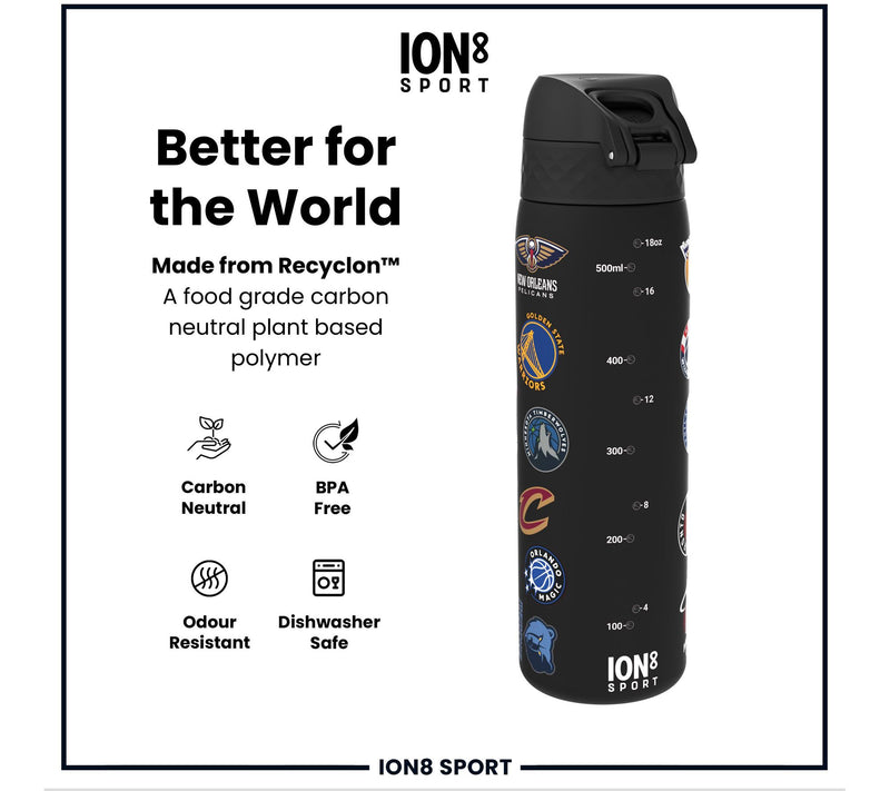 Ion8 NBA 18 oz Recyclon Multi Team Water Bottle — View 5