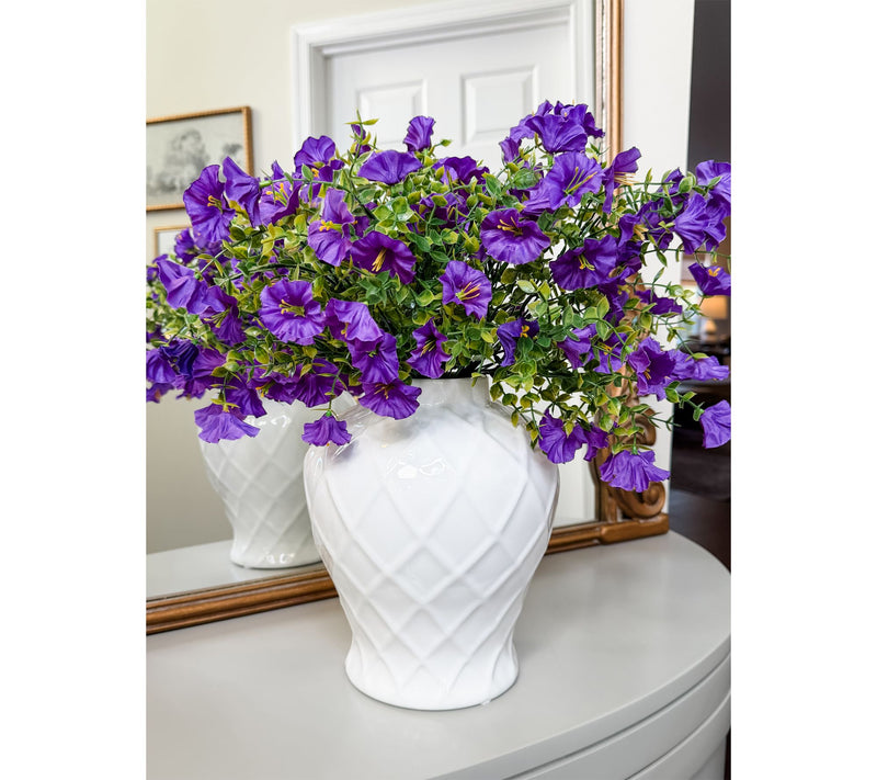 "As Is" Simply Stunning S/4 14" Morning Glory Floral Stems by Janine — View 13
