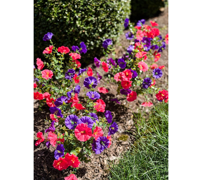 "As Is" Simply Stunning S/4 14" Morning Glory Floral Stems by Janine — View 4