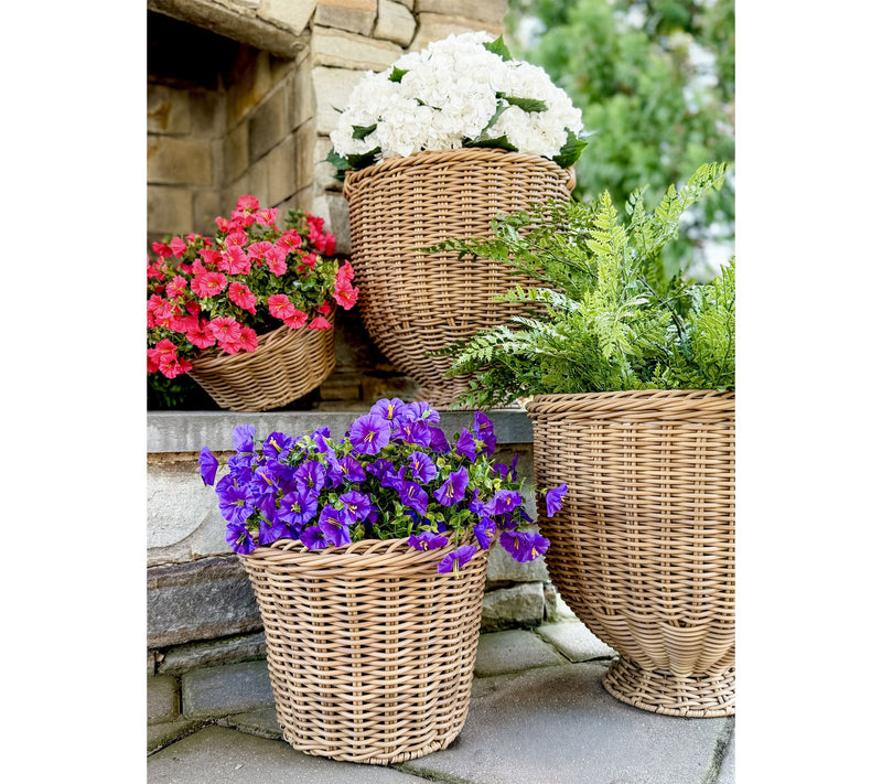 "As Is" Simply Stunning S/4 14" Morning Glory Floral Stems by Janine — View 5