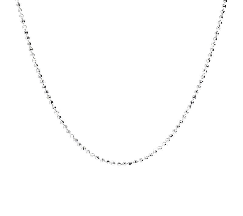 UltraFine Silver 20" Diamond Cut Bead Chain, 6.2g — Main view