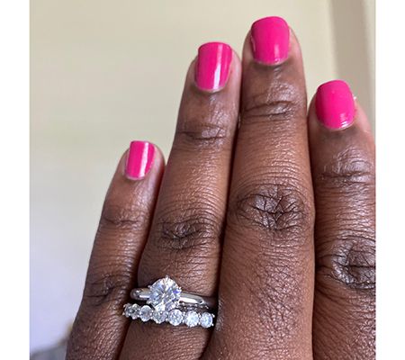Diamonique 1.00 cttw Solitaire Ring, Platinum Clad — View 16