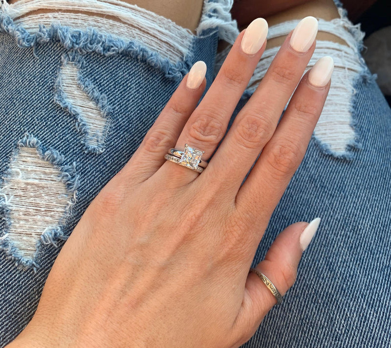 Diamonique 2.00 cttw Solitaire Ring, Platinum Clad — View 17