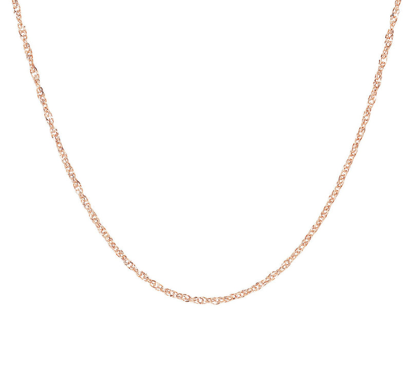Milor Gold 20" Polished Singapore Chain, 14K — View 7