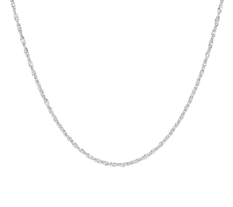 Milor Gold 20" Polished Singapore Chain, 14K — View 5