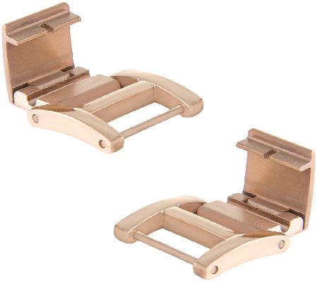 Bronzo Italia Set of 2 Stainless Steel Watch Extenders — View 15