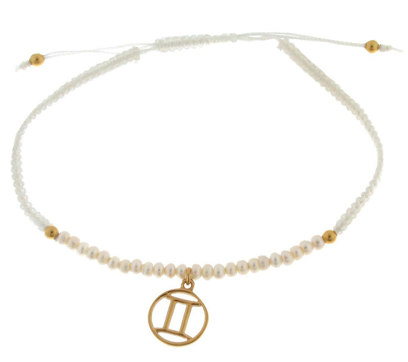 Artisan Crafted Gemstone Zodiac Bracelet, Sterling/14K — View 11