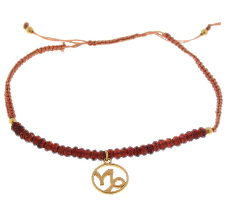 Artisan Crafted Gemstone Zodiac Bracelet, Sterling/14K — View 8