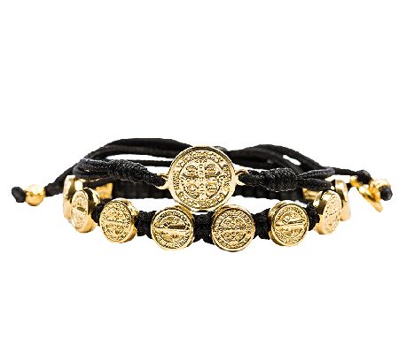My Saint My Hero Blessing Goldtone Bracelet Set — View 7