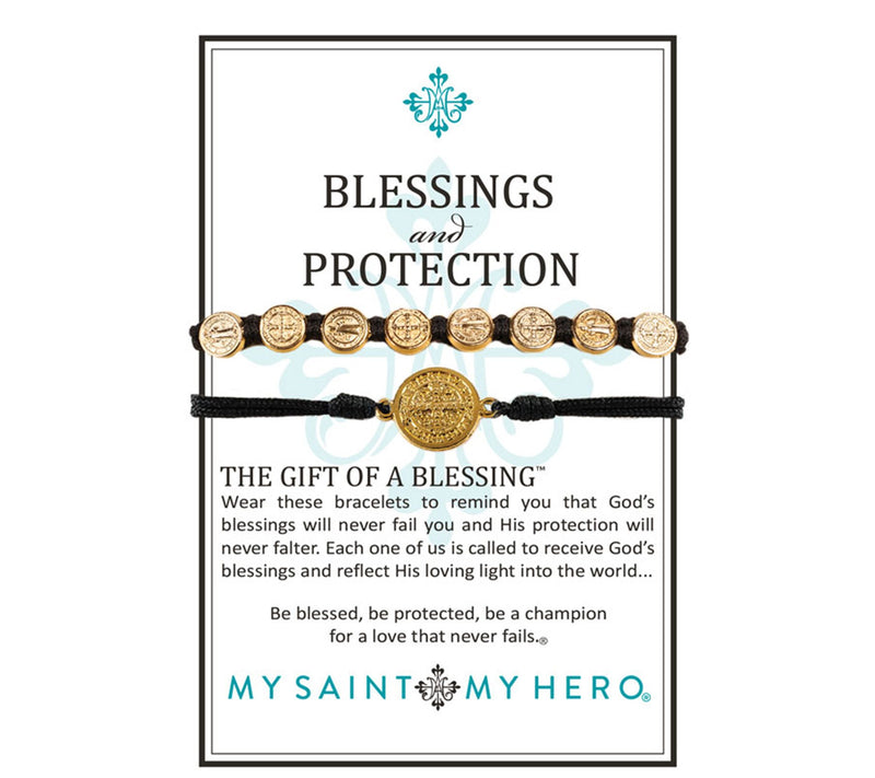 My Saint My Hero Blessing Goldtone Bracelet Set — View 6