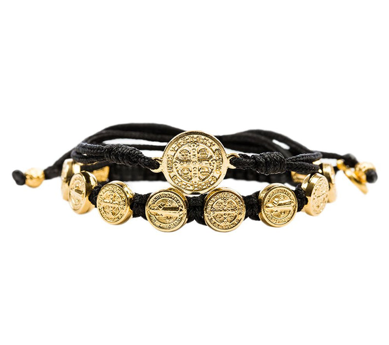 My Saint My Hero Blessing Goldtone Bracelet Set — View 3