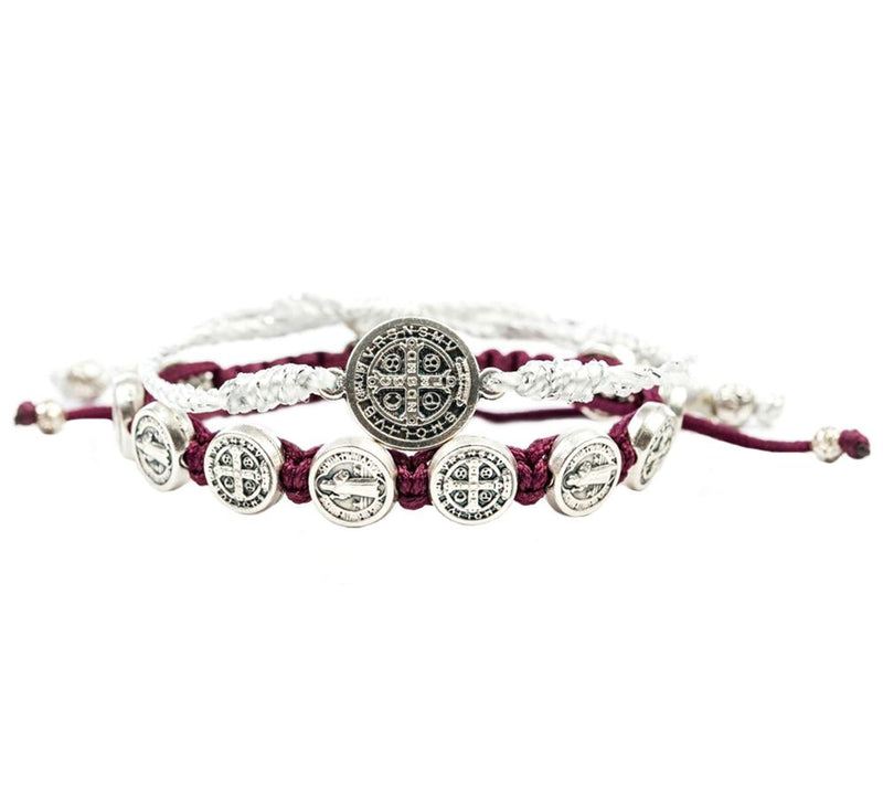 My Saint My Hero Blessing Benedictine Medal Bracelet Set — View 7