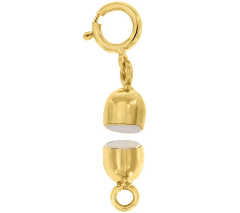 Italian Gold Magnetic Clasp, 14K Gold — View 8