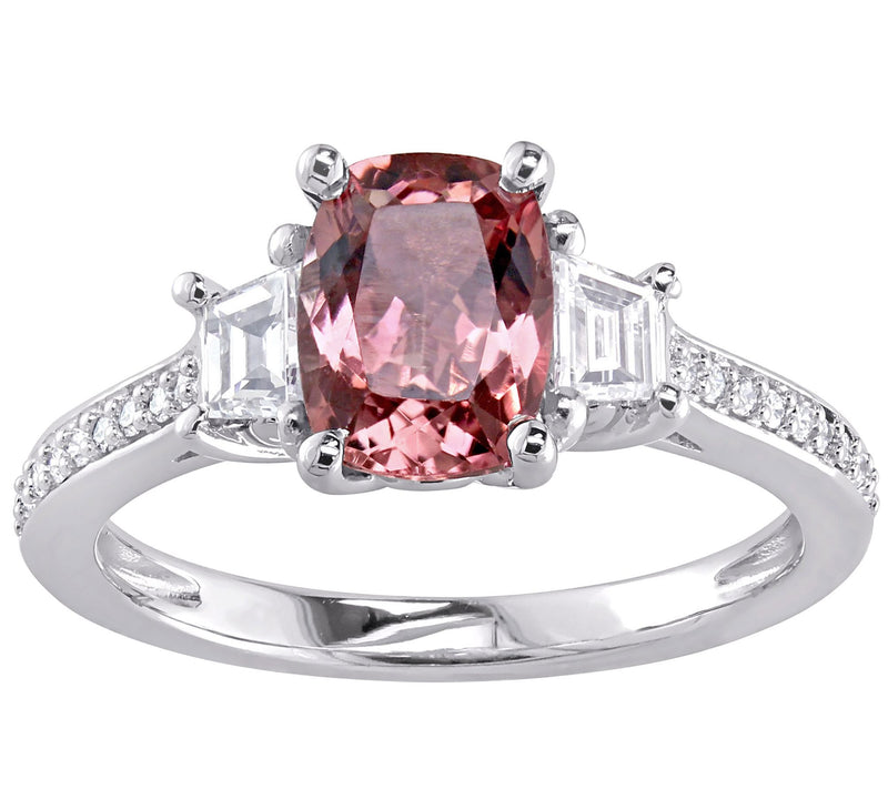 Bellini 1.55 ct Tourmaline & 3/4 cttw Diamond Ring , 14K Gold — Main view