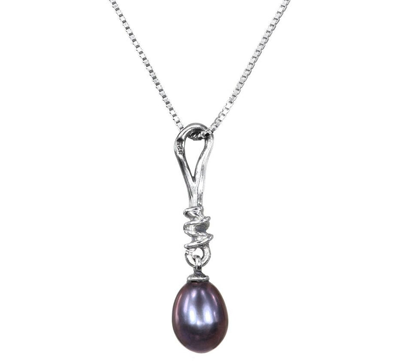 Hagit Sterling Cultured Freshwater Pearl Pendant w/ Chain — View 3