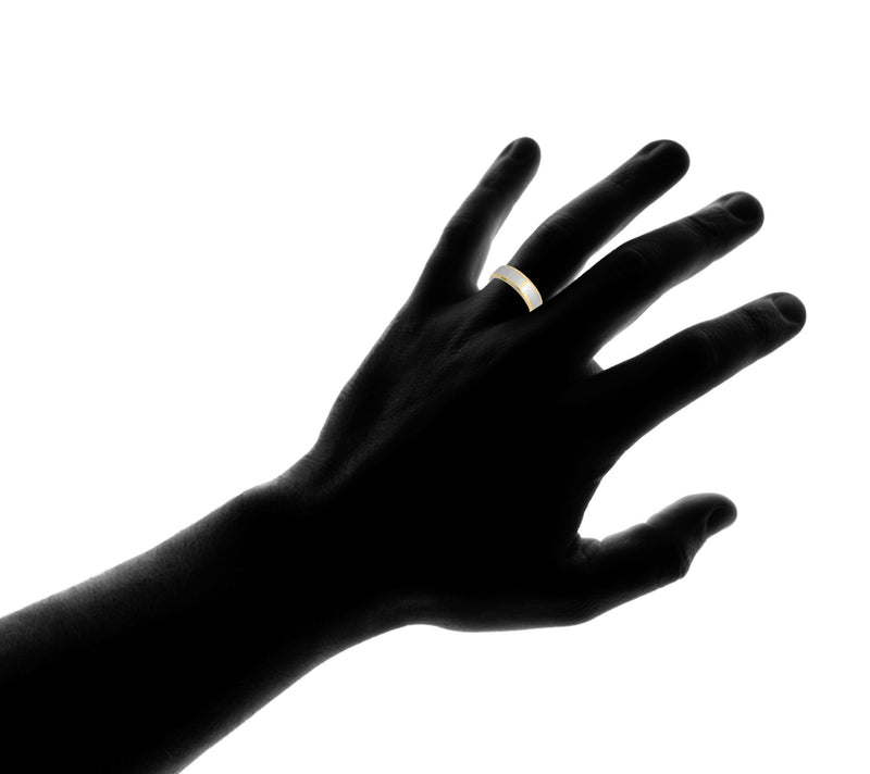 Steel by Design Our Father Prayer Ring — View 4