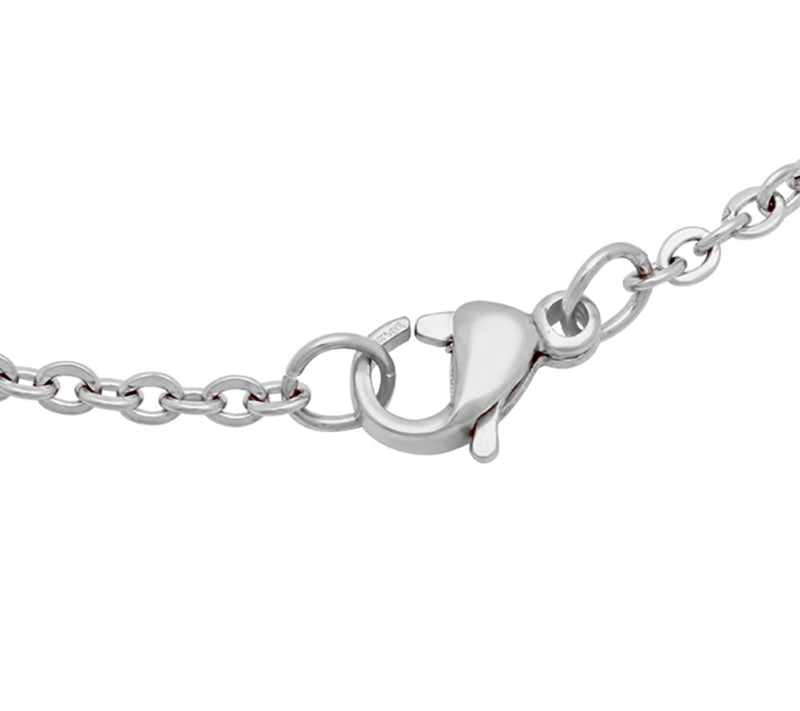 Steel by Design Round Our Father Prayer Pendant — View 8
