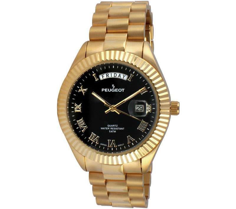 Peugeot Men's Goldtone Stainless Steel Watch — Main view