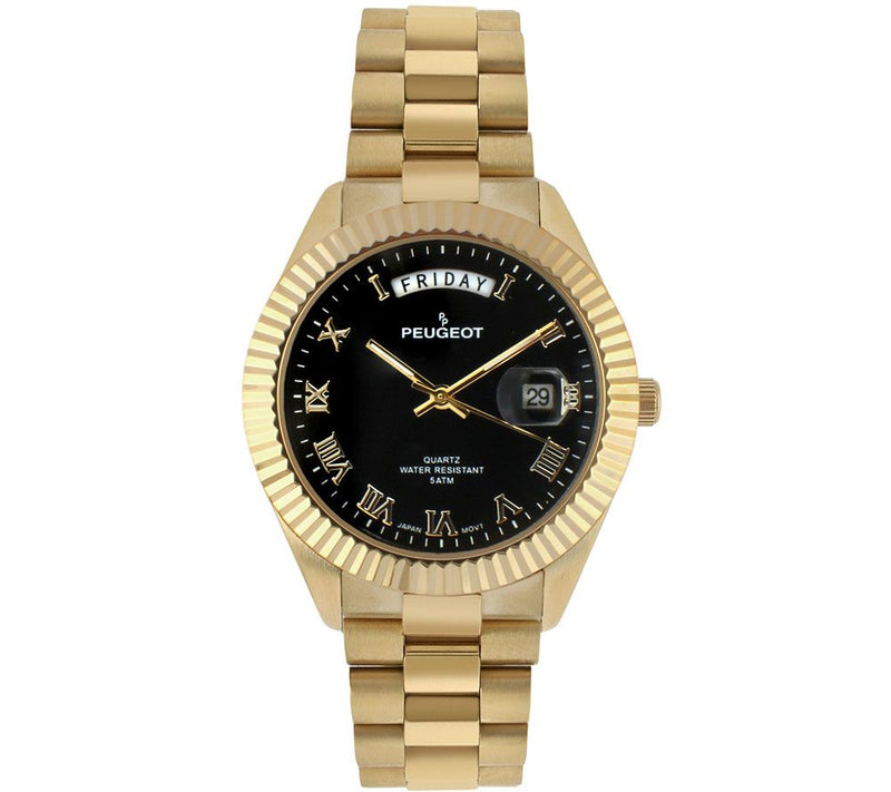 Peugeot Men's Goldtone Stainless Steel Watch — View 4