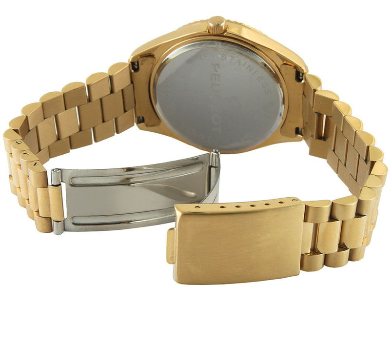 Peugeot Men's Goldtone Stainless Steel Watch — View 2