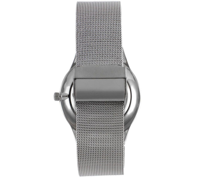 Peugeot Men's Blue Mesh Stainless Steel Watch — View 2