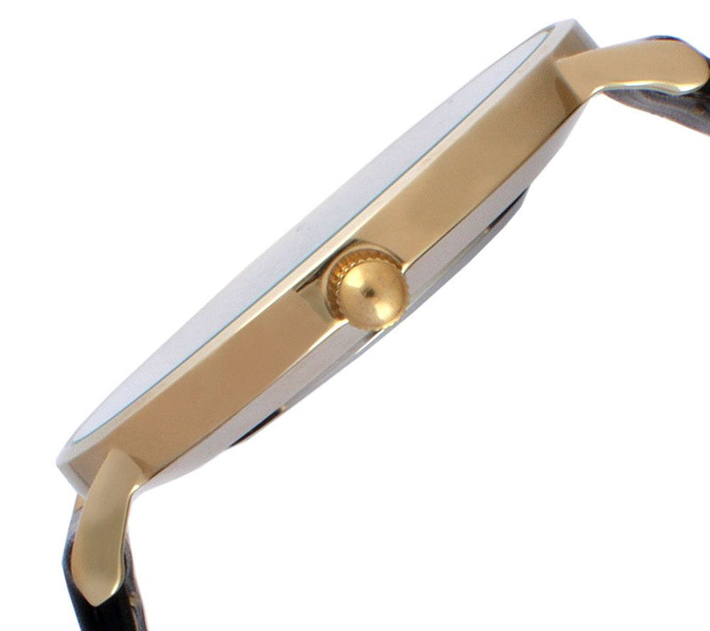 Peugeot Men's Slim Goldtone Watch — View 3