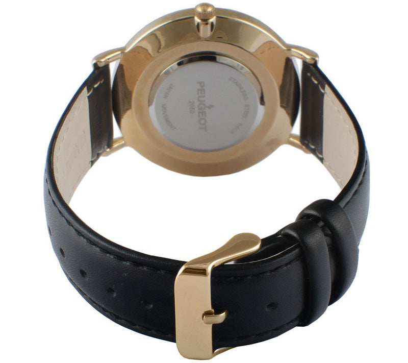 Peugeot Men's Slim Goldtone Watch — View 2