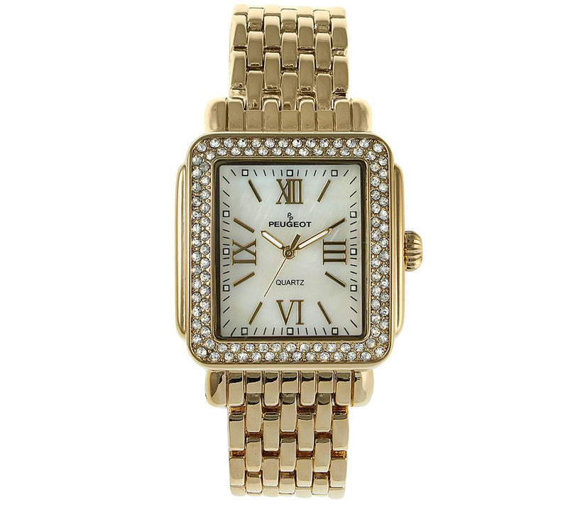 Peugeot Women's Goldtone MOP-Dial Bracelet Watch — View 4