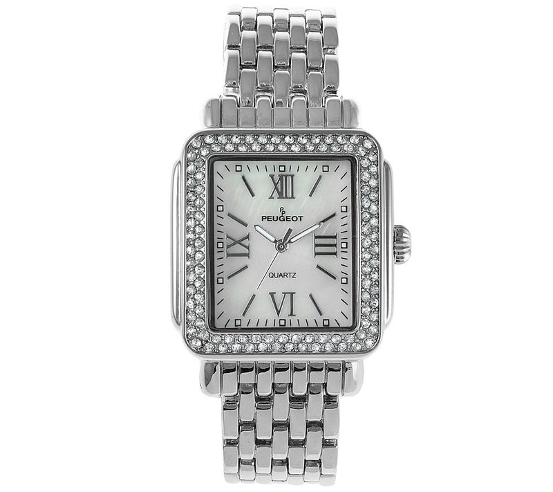 Peugeot Women's Silvertone MOP-Dial Bracelet Watch — View 4