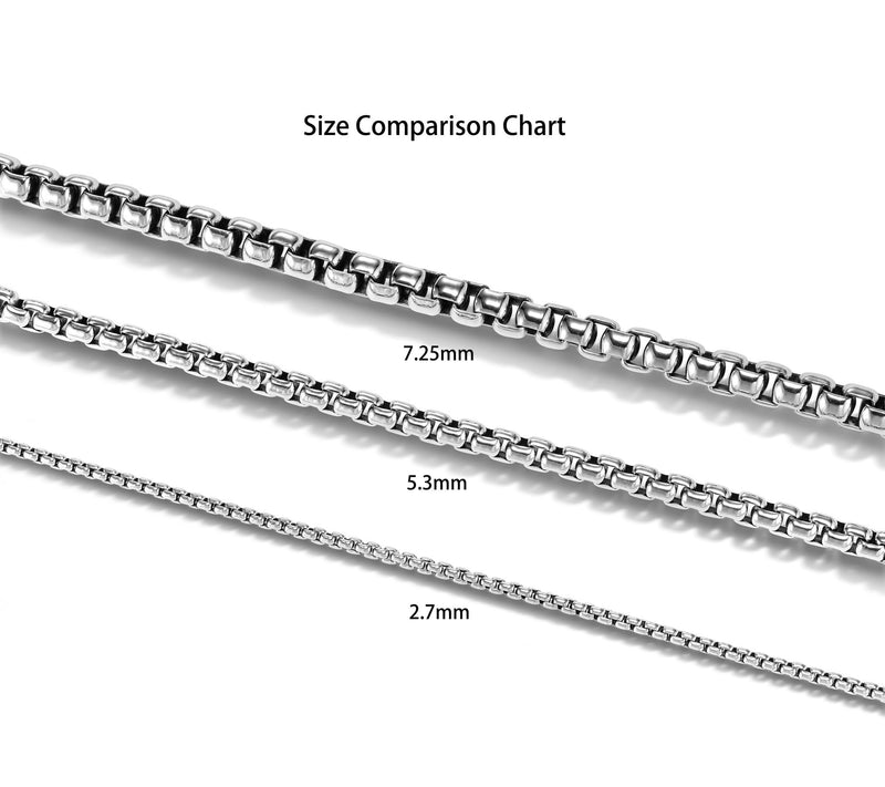 JAI Sterling Silver 2.7mm Box Chain Bracelet — View 4