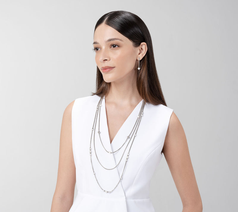 JAI Sterling Silver 2.7mm Box Chain 24" Necklace, 17.60g — View 8
