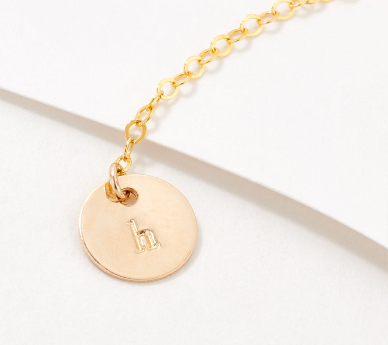 Taudrey Take The Plunge Initial Necklace — View 39