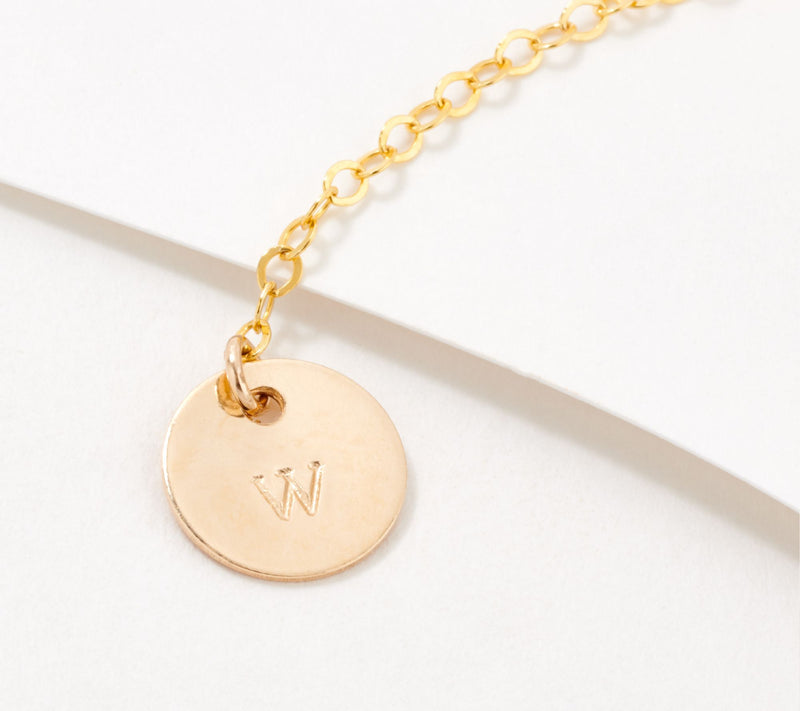 Taudrey Take The Plunge Initial Necklace — View 54
