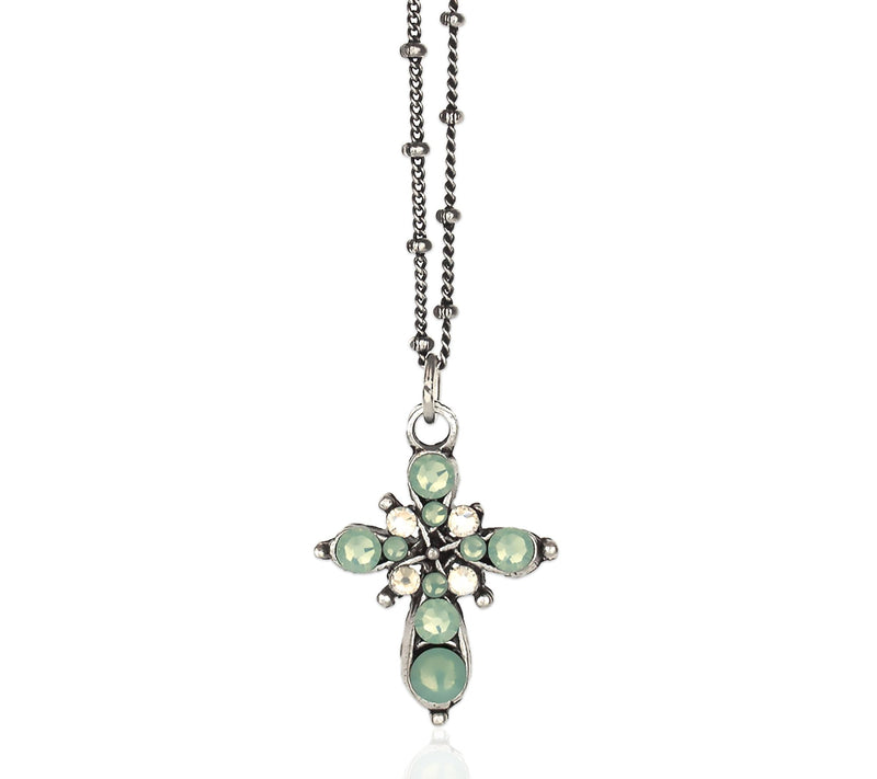 Anne Koplik Mini Cross Necklace — View 5