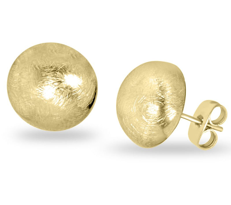Steel by Design Brushed Post Earrings — View 3