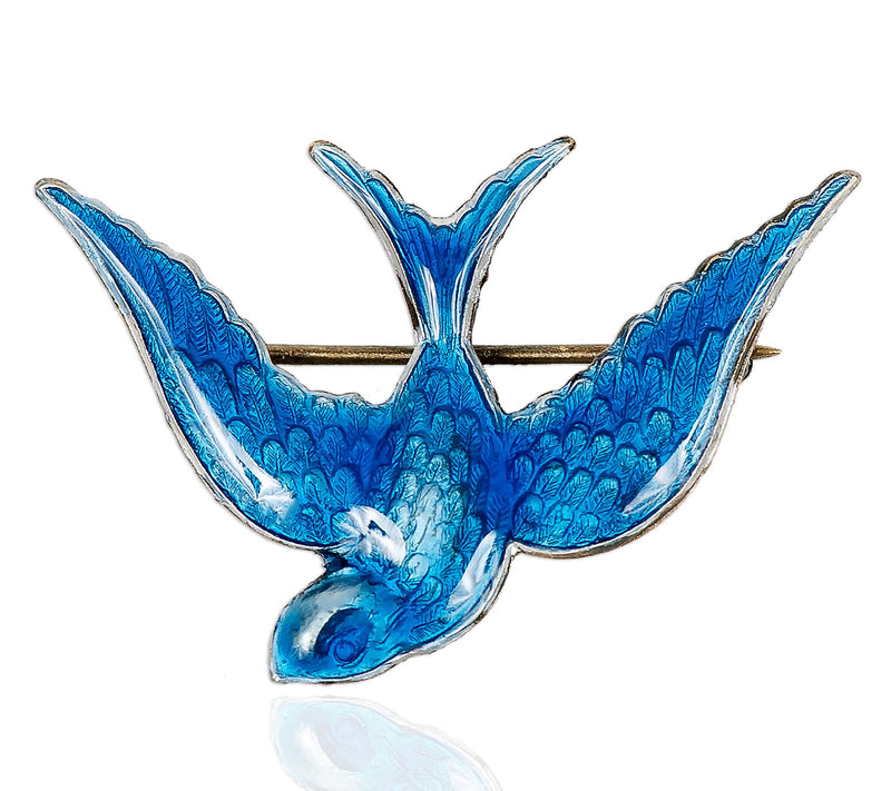 Anne Koplik Bluebird of Happiness Pin — Main view
