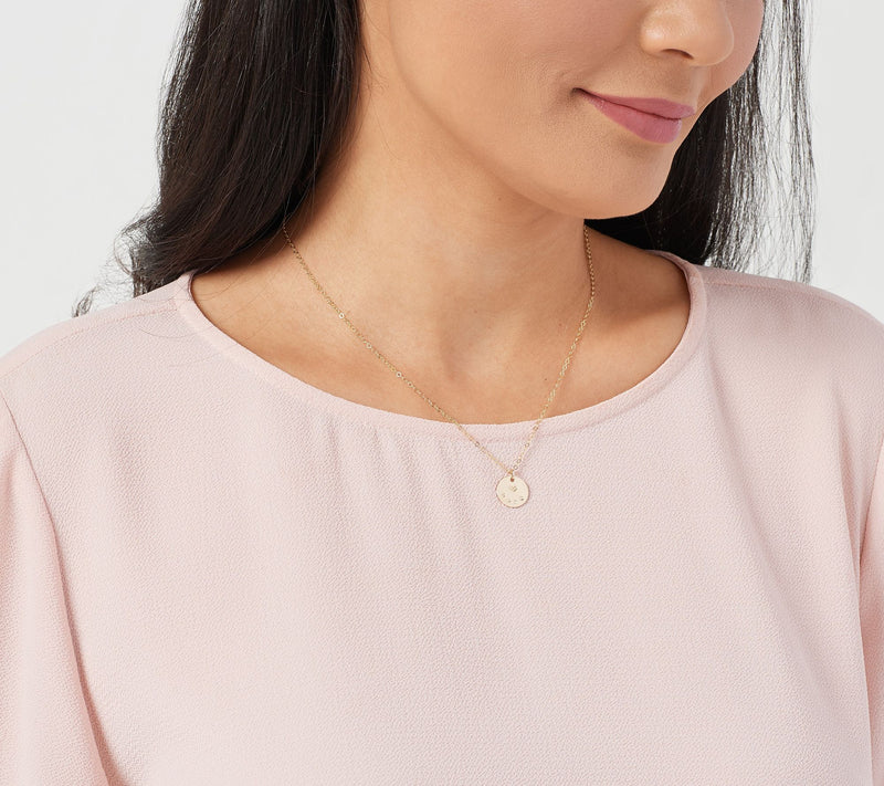 Taudrey Inspirational Coin 18" Adjustable Necklace — View 7