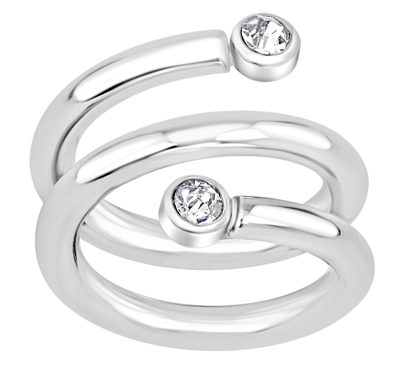 Steel by Design Crystal Wrap Around Ring — Main view