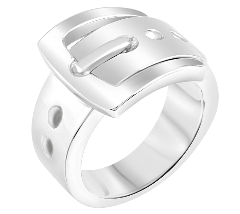 Steel by Design Polished Buckle Ring — View 4