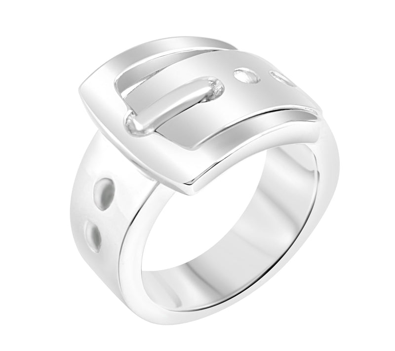 Steel by Design Polished Buckle Ring — View 3