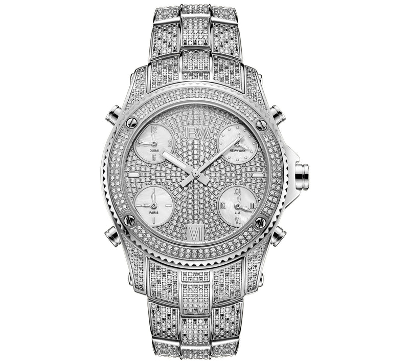 JBW Men's Jet Setter Platinum Series 2.75 ctt w Diamond Watch — Main view