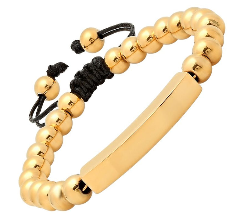 Steel by Design 18k Gold Plated Id Bracelet — View 4