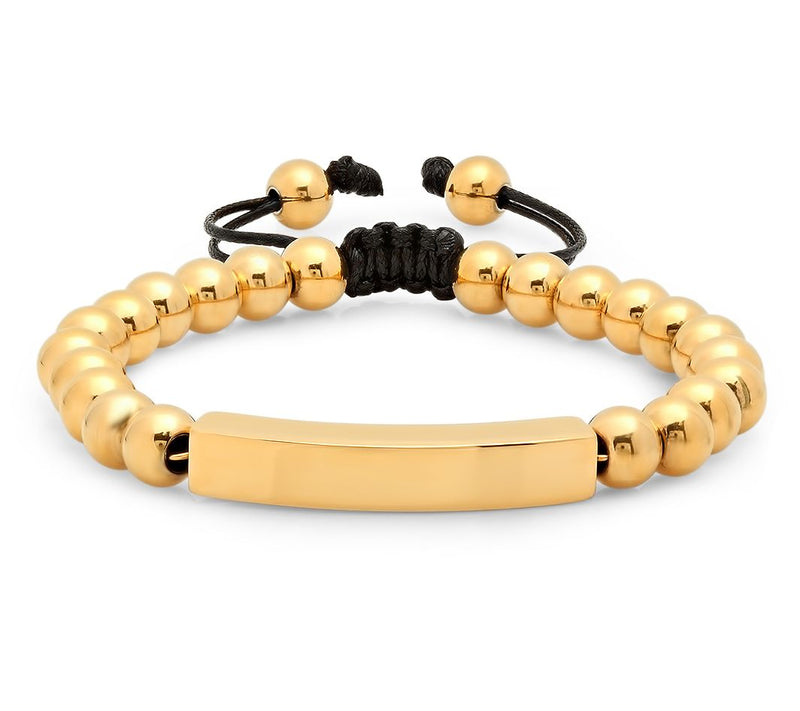 Steel by Design 18k Gold Plated Id Bracelet — Main view