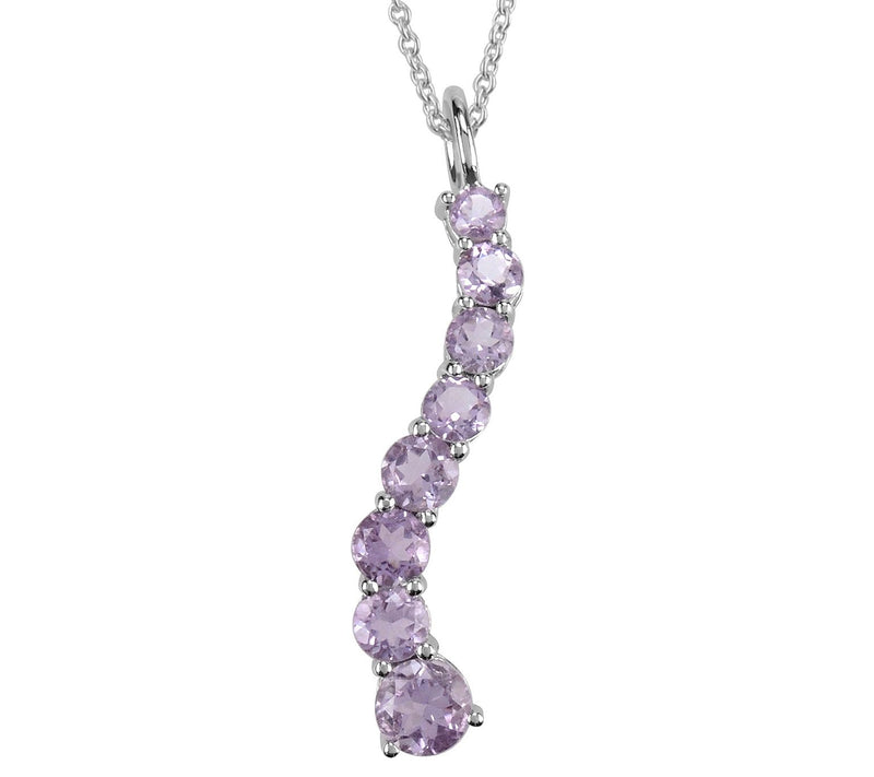 Sterling Silver Gemstone Pendant w/ Chain — Main view
