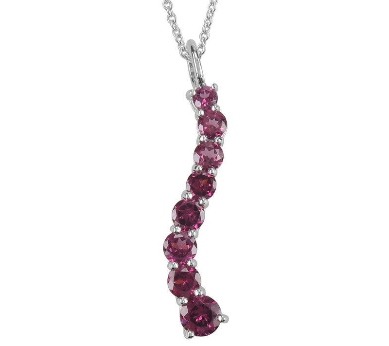 Sterling Silver Gemstone Pendant w/ Chain — View 11